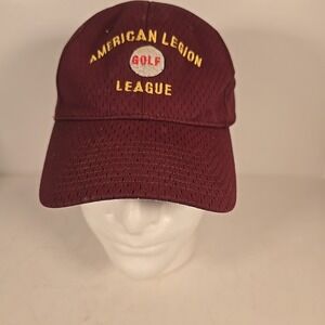 Port Authority Hat Embroidered  American Legion‎ Golf League Strap Back Golf Cap